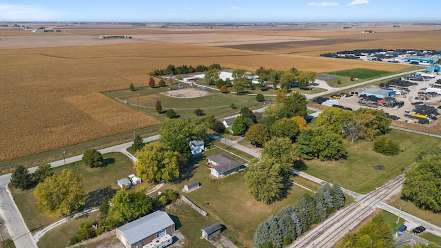 drone / aerial view featuring a rural view