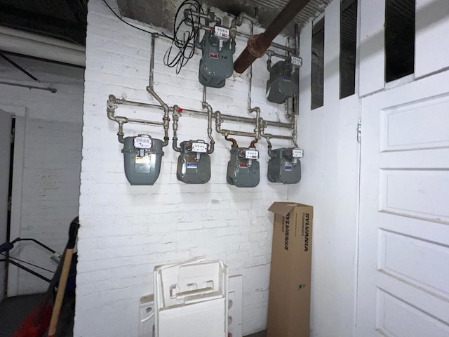 view of utility room