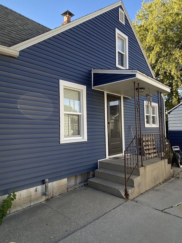 view of front of home