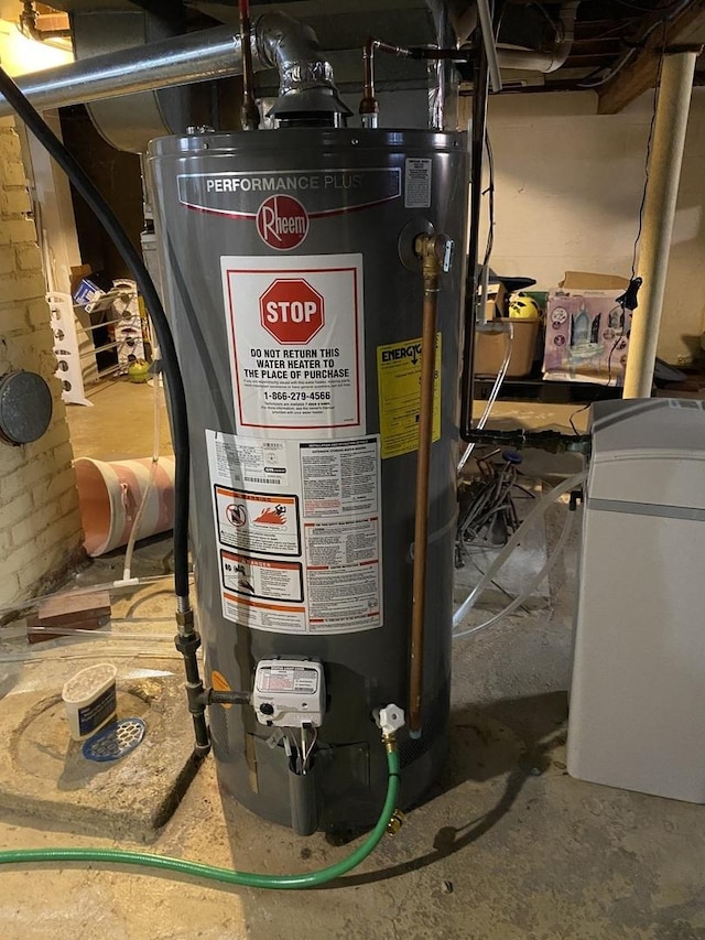 utilities featuring water heater