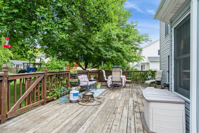 view of deck