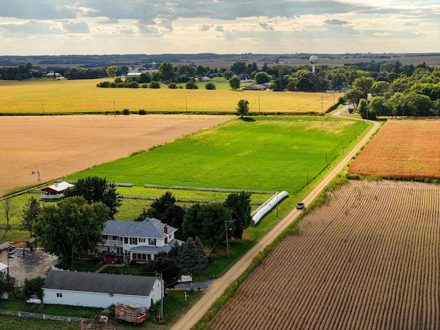 11971 W E Rd, Forreston, IL 61030 - aerial view of sparsely populated area featuring rows of crops