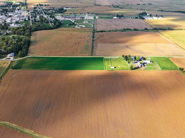 11971 W E Rd, Forreston, IL 61030 - aerial overview of property's location featuring rural landscape and property boundaries highlighted