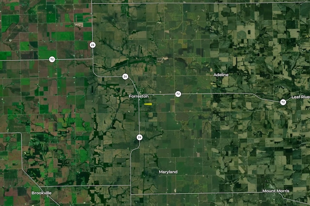 11971 W E Rd, Forreston, IL 61030 - map of property location