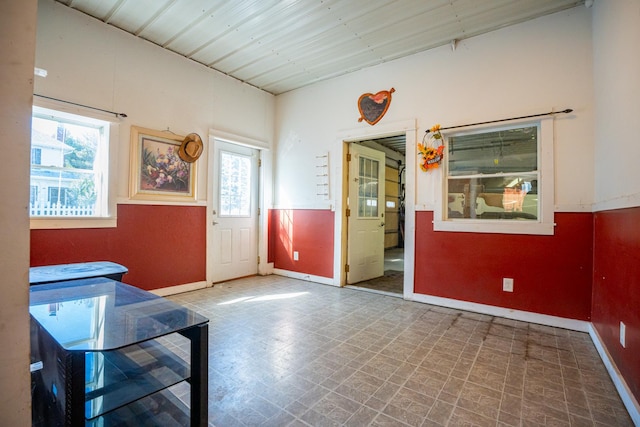11971 W E Rd, Forreston, IL 61030 - spare room featuring baseboards