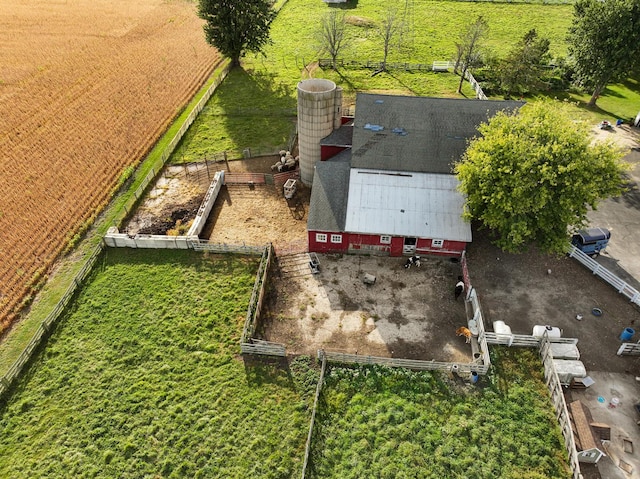 11971 W E Rd, Forreston, IL 61030 - aerial view of sparsely populated area featuring extensive farmland