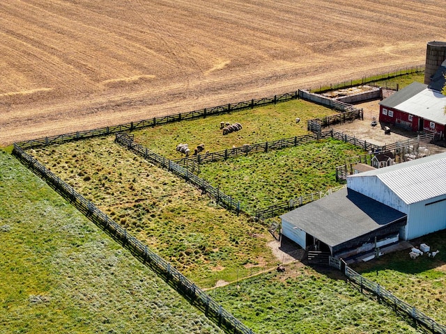 11971 W E Rd, Forreston, IL 61030 - overview of rural landscape