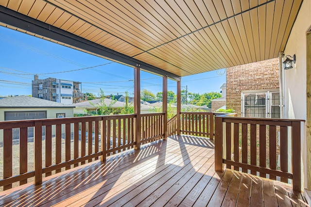 8513 S Maryland Ave, Chicago, IL 60619 - view of wooden terrace