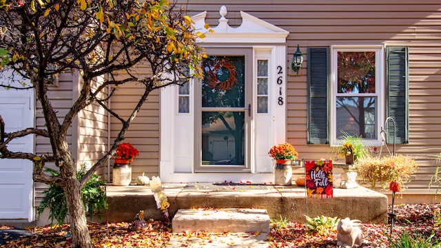 view of entrance to property