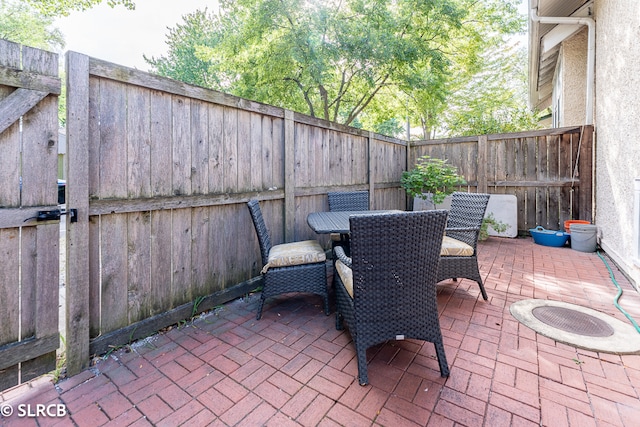 view of patio