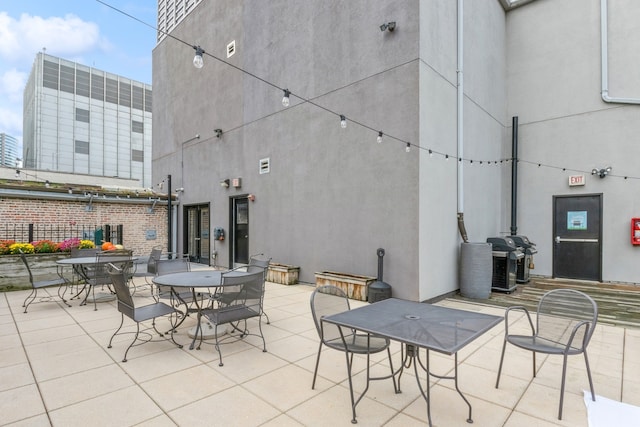 view of patio / terrace featuring area for grilling