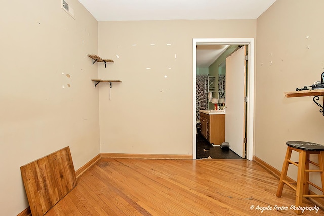 3012 Oakwood Ave, Mchenry, IL 60051 - interior space featuring baseboards and wood finished floors
