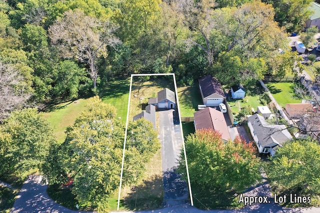 3012 Oakwood Ave, Mchenry, IL 60051 - aerial view with a residential view and a forest view