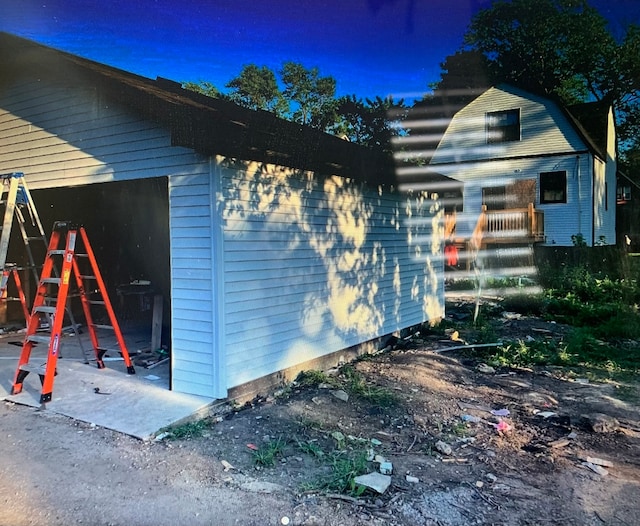 view of side of property