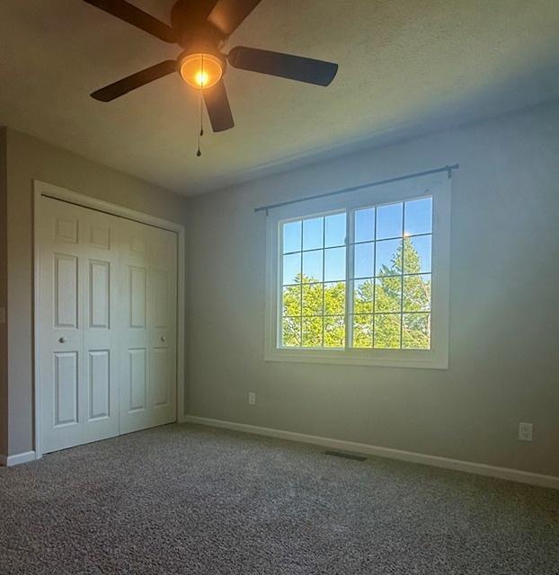 2501 Woodridge Pl, Champaign, IL 61822 - unfurnished bedroom with multiple windows, baseboards, and carpet flooring