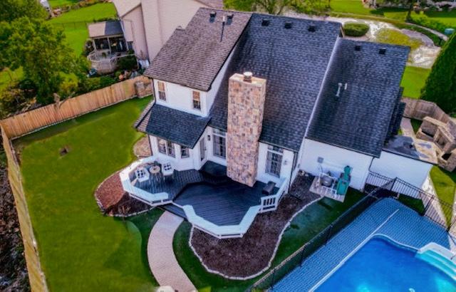 2501 Woodridge Pl, Champaign, IL 61822 - view of subject property with a pool