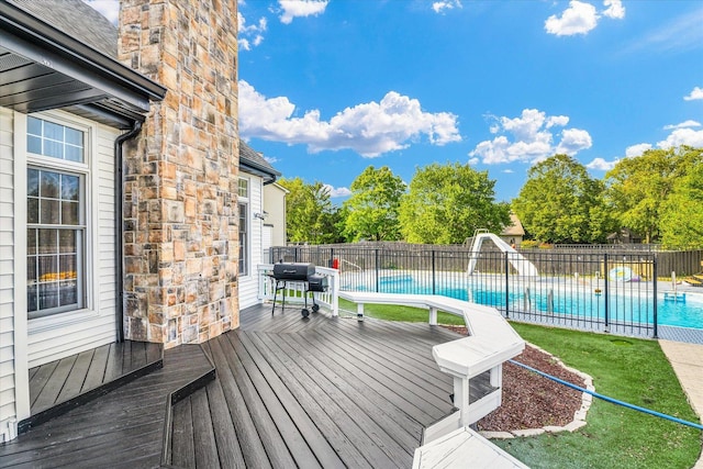 2501 Woodridge Pl, Champaign, IL 61822 - wooden terrace featuring a grill