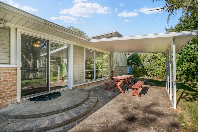 view of patio / terrace