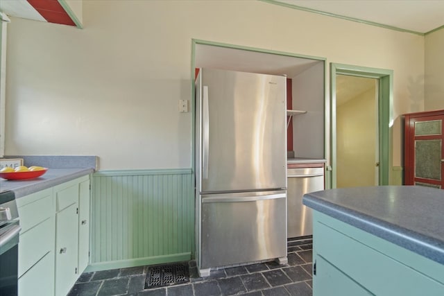 kitchen with stainless steel appliances