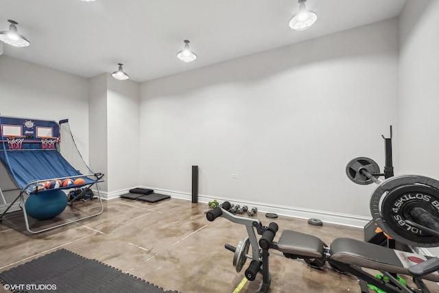 view of workout room