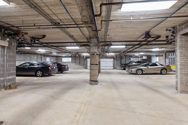 view of parking deck