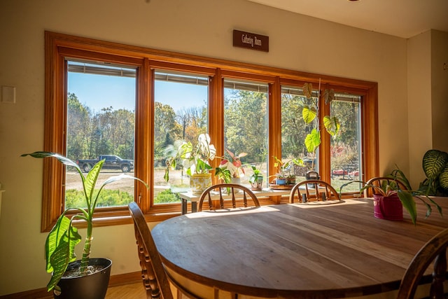 802 Union Rd, Harmon, IL 61042 - dining area with wood finished floors