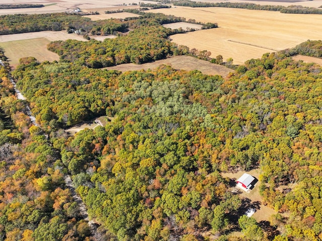 802 Union Rd, Harmon, IL 61042 - aerial overview of property's location with a forest