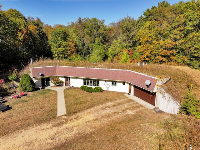 802 Union Rd, Harmon, IL 61042 - view from above of property with a heavily wooded area