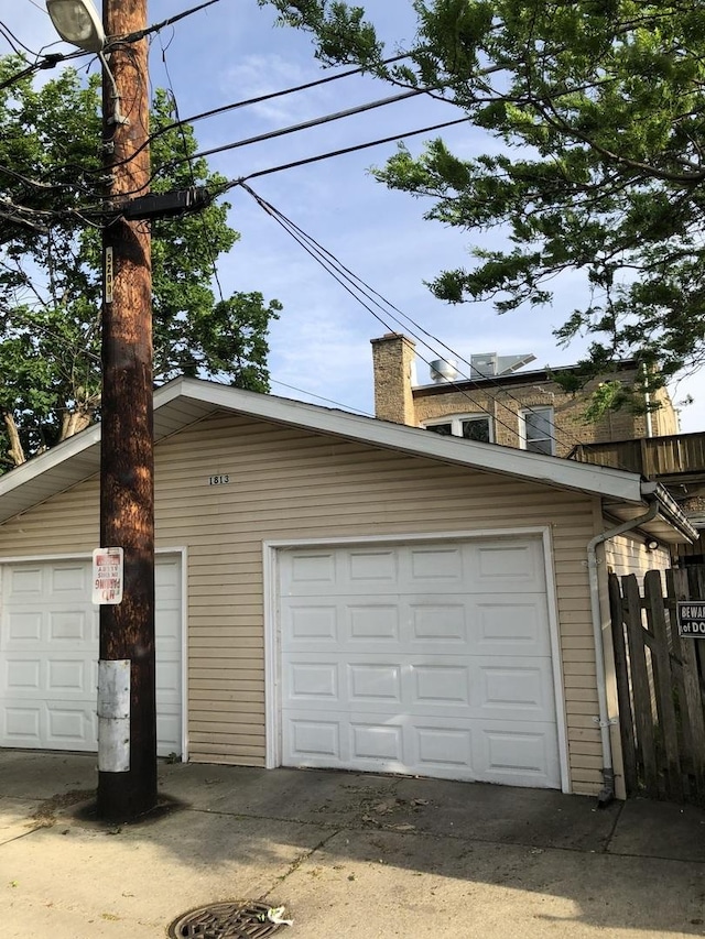 1813 Dempster St, Evanston, IL 60201 - view of garage