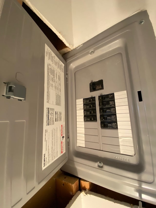 utility room featuring electric panel