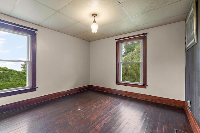 26811 S Kankakee St, Manhattan, IL 60442 - unfurnished room featuring dark wood finished floors and baseboards