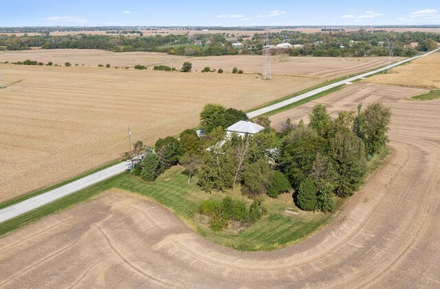 26811 S Kankakee St, Manhattan, IL 60442 - aerial view of property's location featuring rural landscape