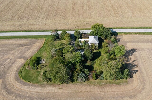 26811 S Kankakee St, Manhattan, IL 60442 - aerial view of property's location with rural landscape and extensive farmland