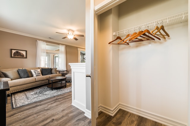 view of closet