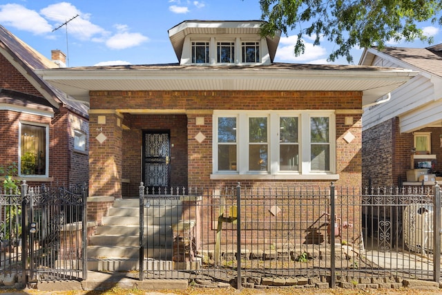 view of front of house with covered porch