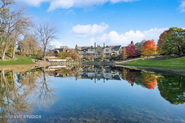 property view of water