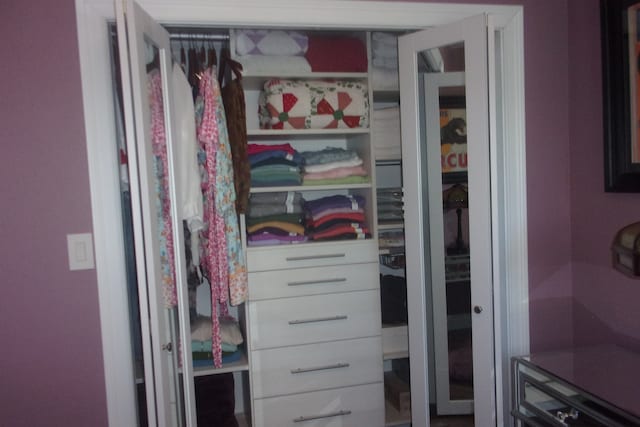 view of closet