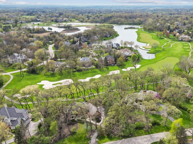 132 N Wynstone Dr, North Barrington, IL 60010 - view of property location featuring nearby suburban area, a large body of water, and a golf club