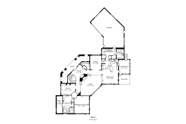 132 N Wynstone Dr, North Barrington, IL 60010 - room layout