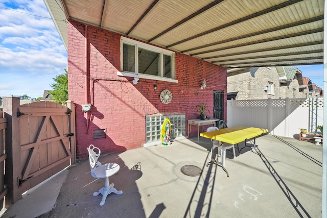 view of patio / terrace with french doors