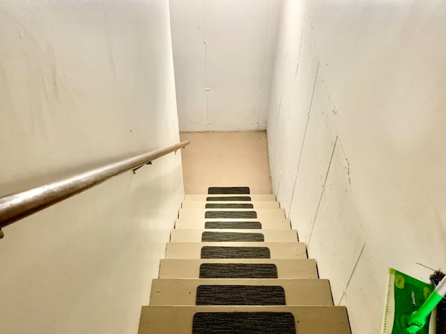 view of stairs