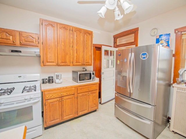 kitchen featuring appliances with stainless steel finishes