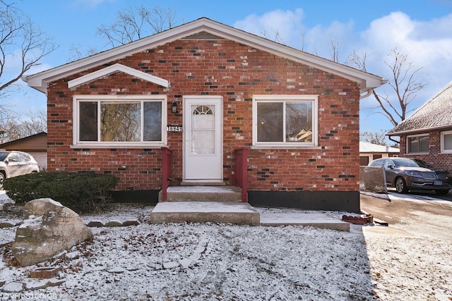 view of bungalow-style house