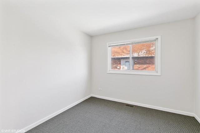 empty room with carpet floors