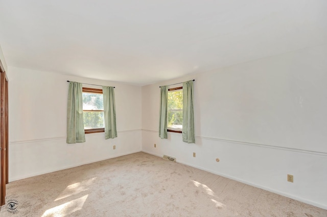 carpeted empty room featuring a healthy amount of sunlight