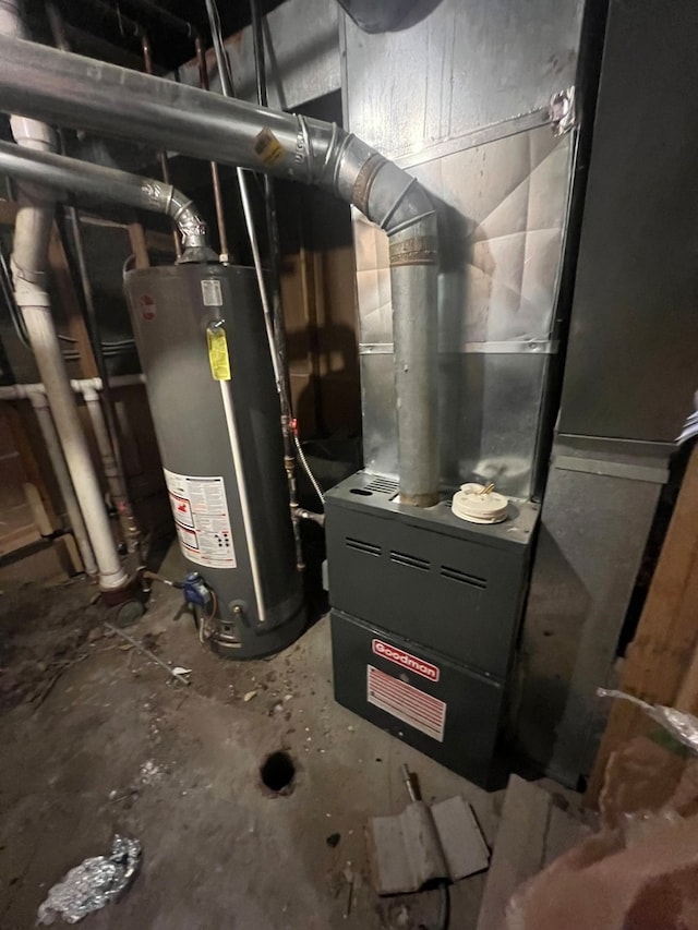 utilities with gas water heater