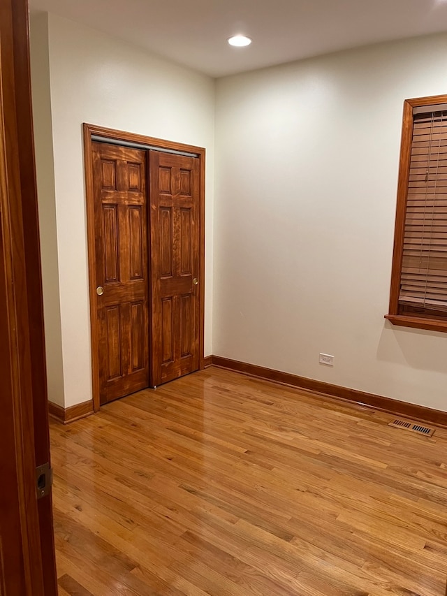 interior space with light wood-type flooring