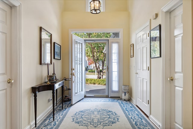 entrance foyer featuring a wealth of natural light