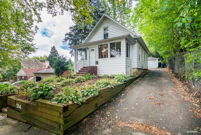 view of front of home