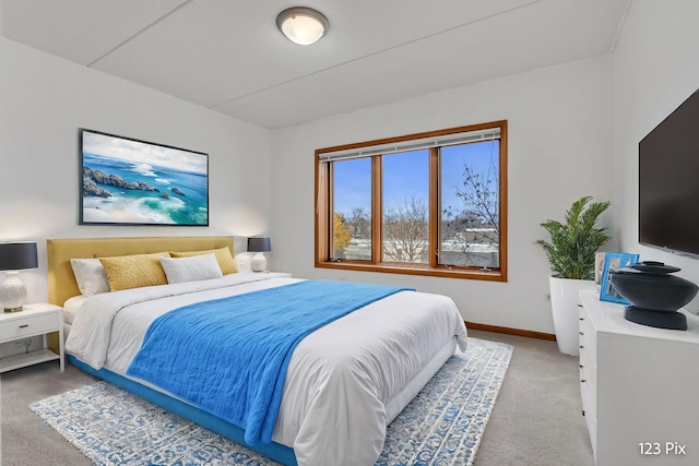 bedroom featuring carpet flooring